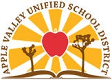 Image displays the logo for Apple Valley Unified School District.