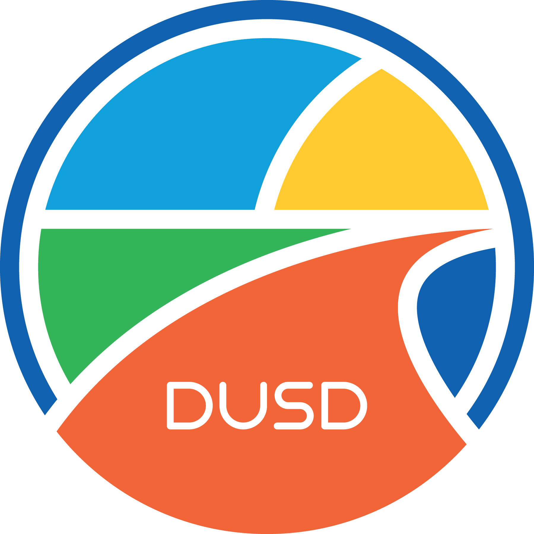 Images displays the Downey Unified School District logo.