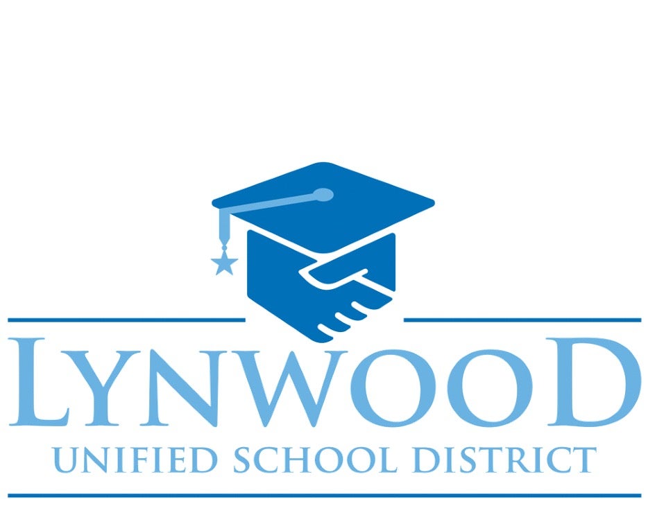 Image displays the logo for Lynwood Unified School District.