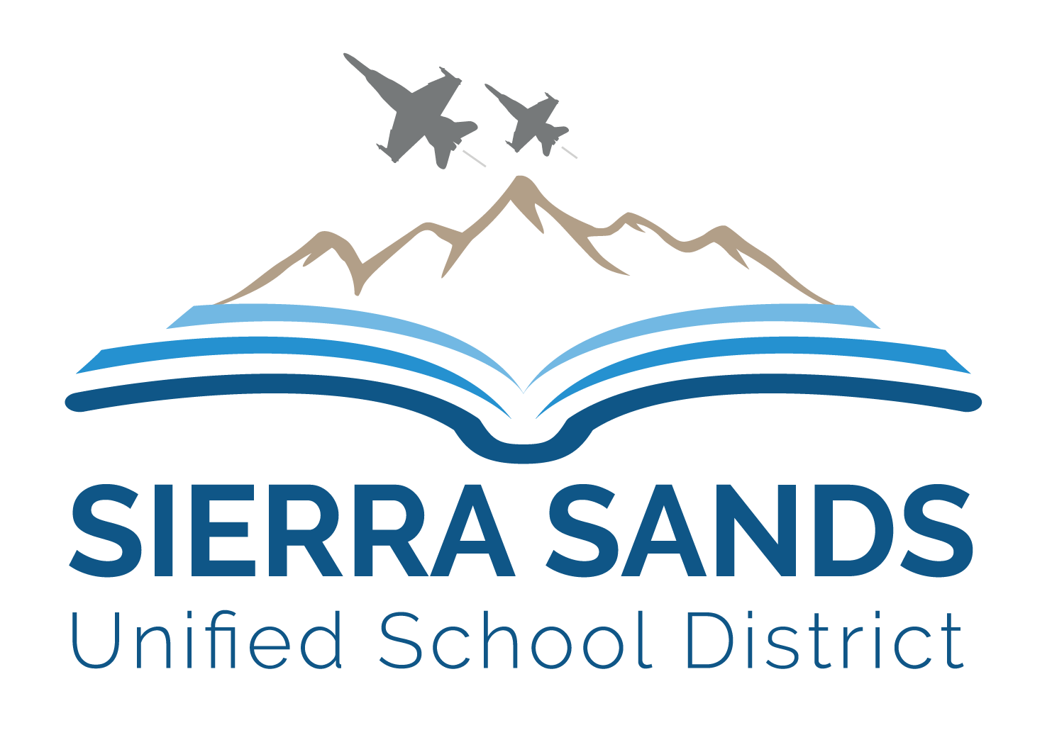 Image displays the logo for Sierra Sands Unified School District.