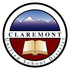 Image displays the logo for Claremont Unified School District.