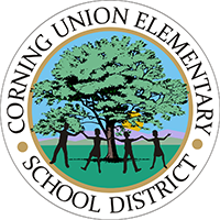 Image display the Corning Union Elementary School District logo.